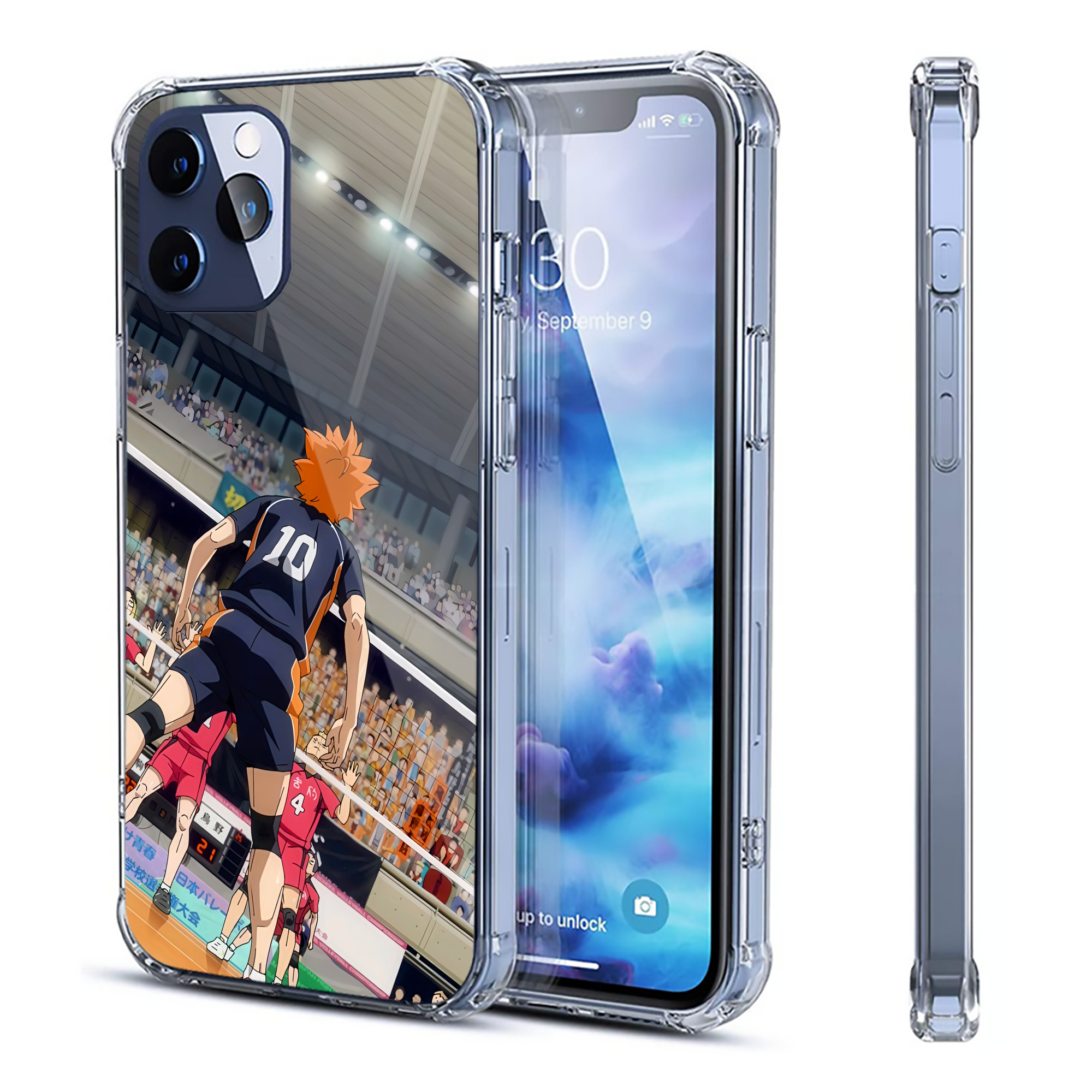 （画像用） ハイキュー!! Haikyu!! 【iPhone 12シリーズ対応】透明スマホケース（クリアソフトケース）